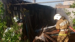 В Астраханской области сгорела летняя кухня