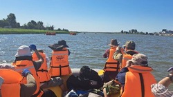 Астраханские школьники поучаствовали в сплаве на рафтах 