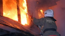 В Кировском районе Астрахани произошёл крупный пожар
