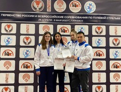 Астраханцы завоевали серебро на первенстве России по пулевой стрельбе