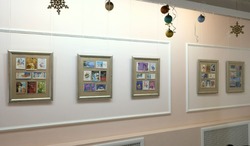 В Астраханском театре кукол работает выставка новогодних открыток