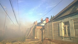 В Астраханской области при пожаре пострадал мужчина
