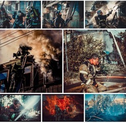Опубликованы фотографии ежедневной работы астраханских пожарных