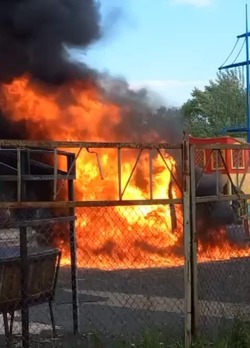 В Знаменске подростки сожгли избушку Бабы-яги