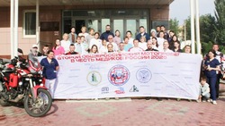 В Астрахани стартовал мотопробег «В честь медиков России 2025»