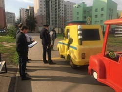 В Саратове задержали паровозик-нарушитель