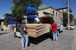 Из Астраханской области в зону СВО передали гумпомощь