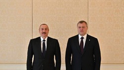 Губернатор Игорь Бабушкин встретился с Президентом Азербайджана Ильхамом Алиевым