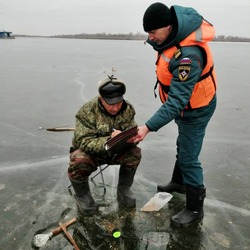 В Астраханской области за месяц под лёд провалились семь человек