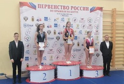 Астраханки стали серебряными призёрами первенства России по прыжкам на батутах