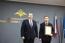 В Астрахани отметили 107-ю годовщину транспортной полиции РФ