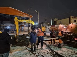 «Астрводоканал» начал установку хомута на магистральном водоводе