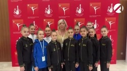 Астраханские гимнастки выступают на всероссийских соревнованиях «Небесная грация»