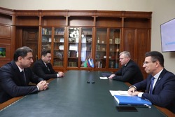 Глава Астраханской области встретился с представителями Туркменистана 