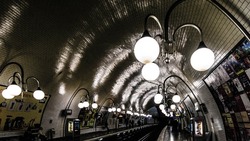 Астраханец разбил плафон в московском метро 