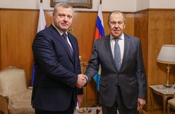 Игорь Бабушкин встретился с министром иностранных дел Сергеем Лавровым