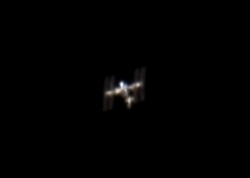 Астрофотограф заснял пролёт МКС над Астраханью