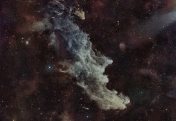 В Астраханской области засняли туманность «Голова ведьмы»