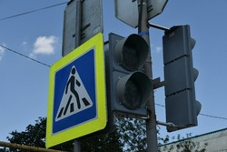 В Астрахани не работают светофоры