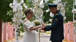 8 июля на полигоне Капустин Яр прошла выездная свадебная церемония