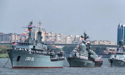 Игорь Бабушкин поздравил Каспийскую флотилию с днём рождения