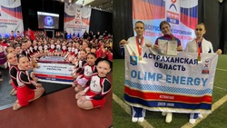 Астраханки стали призёрами чемпионата и первенства России по чир-спорту