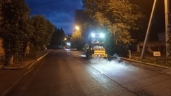 В Астрахани ремонтируют дорогу на улице Советской Милиции