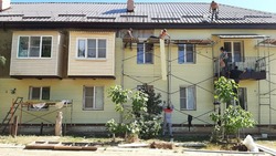 В Астрахани продолжается капитальный ремонт многоквартирного дома