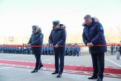 В Астрахани открыли обновлённую пожарную часть