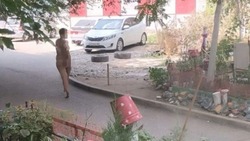 В Астрахани по дворам бегал голый мужчина