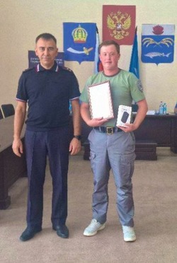 Астраханский инкассатор спас девочку от преступника