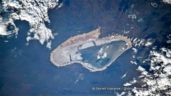 Из космоса сфотографировали астраханское озеро Баскунчак