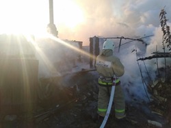 В Астраханской области неосторожность привела к пожару