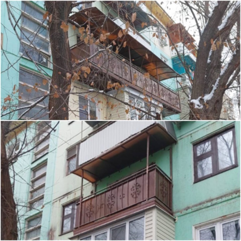 Приставы заставили астраханку снести балкон