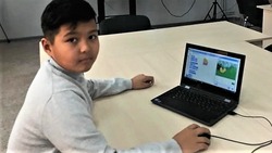 Астраханский пятиклассник создал видеоигру в снежки