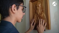 В астраханском храме появились тактильные иконы