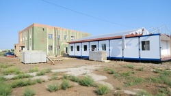 В селе Семибугры Астраханской области строят новую модульную амбулаторию