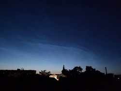 Астраханцы могут наблюдать за серебристыми облаками