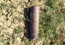 В астраханском селе нашли старый артиллерийский снаряд