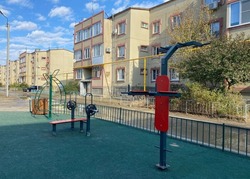 В астраханском селе Растопуловка появилась новая спортивная площадка