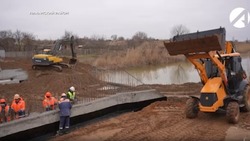 В Астраханской области восстанавливают мост через ерик Чантинка