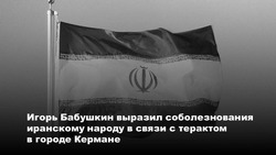 Игорь Бабушкин выразил соболезнования иранскому народу