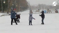 Как астраханцы встречали первый снег