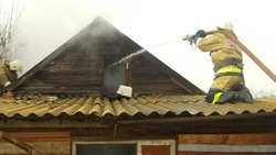 В Астраханской области из-за неосторожности произошёл пожар