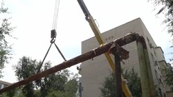 В Астрахани заменят участок тепловой сети на площади Заводской