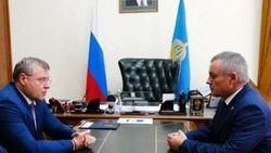 Губернатор Игорь Бабушкин встретился с новым главой Ахтубинского района
