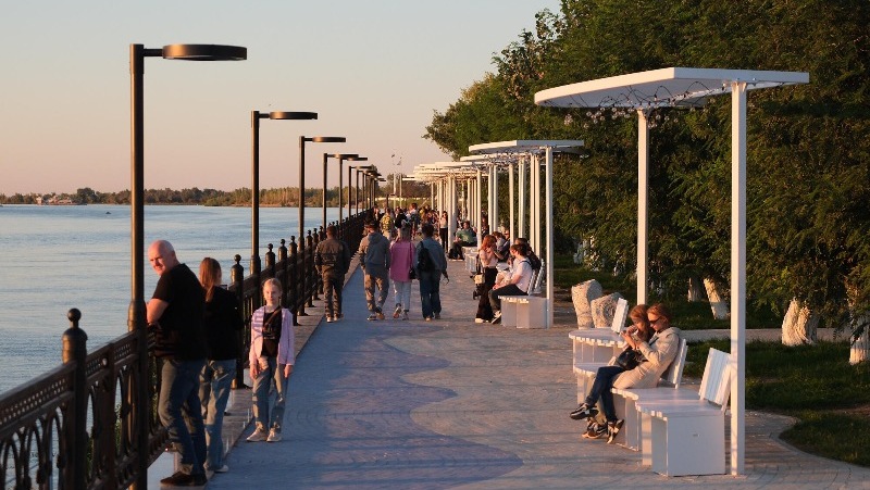 Преображение общественных пространств в Астрахани продолжается