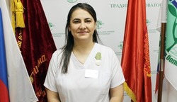 Ставропольской медсестре вручили медаль «За помощь фронту»