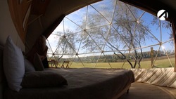 Астраханцы могут отдохнуть в купольных шатрах на природе